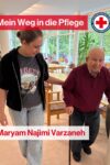 Maryam Najimi Varzaneh Ausbildung zur Alltagsbetreuerin fast abgeschlossen und startet bald als Altenpflegehelferin im ambulanten Dienst.